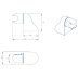 Croydex Wall-Mounted Shower Head Holder - White (AM150622) - thumbnail image 4
