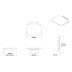 Croydex White and Chrome Shower Seat (AP120122) - thumbnail image 4
