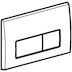 Geberit Kappa50 Dual Flush Plate - Brushed Stainless Steel (115.258.00.1) - thumbnail image 4