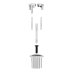 Roca D2D Short Shroud Push Button with Threaded Rods - Chrome (AH0001800R) - thumbnail image 4