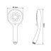 Triton 8000 DuraFlow Five Spray Shower Head - Matte Black (TSHE8RCBLK) - thumbnail image 4