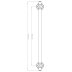 Triton Inclusive Straight Grab Bar - 600mm - Chrome (TGRCARE600CHR) - thumbnail image 4