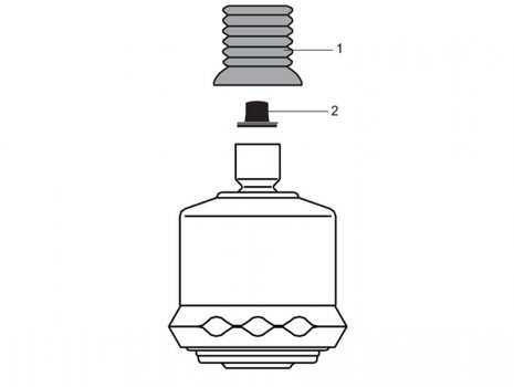 Hansgrohe Clubmaster overhead shower 3jet (28496000) spares breakdown diagram