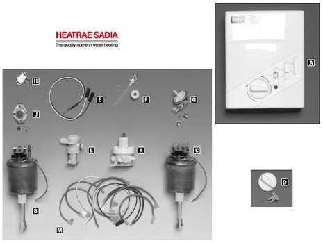 Heatrae Alto (Solenoid) (Alto) spares breakdown diagram