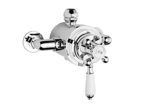 Hudson Reed thermostatic dual exposed valve - chrome (A3091E) spares breakdown diagram