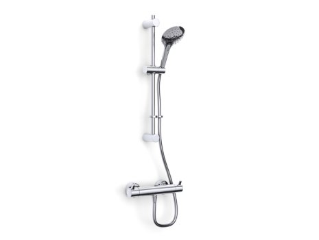 Inta Kiko Deluxe Thermostatic Bar Mixer Shower - Chrome (KK10035CP) spares breakdown diagram