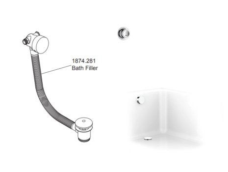 Mira Mode Next Gen Bath Fill Only - Pumped (1.1980.010) spares breakdown diagram