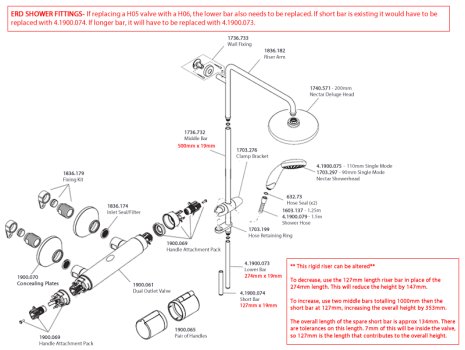 Mira Reflex ERD MK2 (2.1878.004) spares breakdown diagram