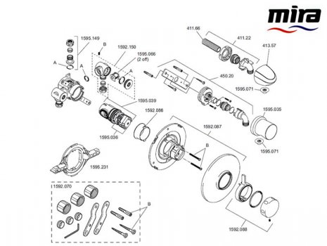 Mira Select BIV - (2007-2023) (1.1592.006) spares breakdown diagram