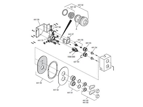 Mira Aquations Thermostatic Mixer Valve spares breakdown diagram