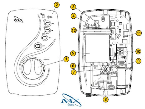 MX Desire LXi (Desire LXi) spares breakdown diagram