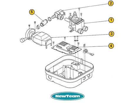 Newteam 1000-XT (1000XT) spares breakdown diagram