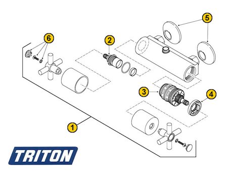 Triton Mersey Bar (Mersey Bar) spares breakdown diagram