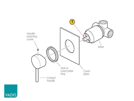 Vado Zoo - ZOO-145/RO (ZOO-145/RO) spares breakdown diagram