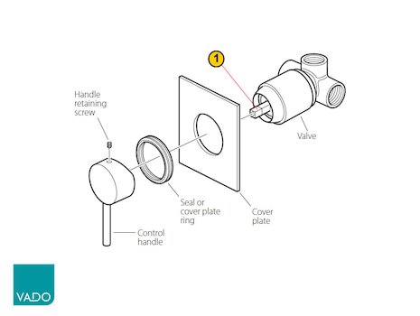 Vado Zoo - ZOO-145/SQ (ZOO-145/SQ) spares breakdown diagram