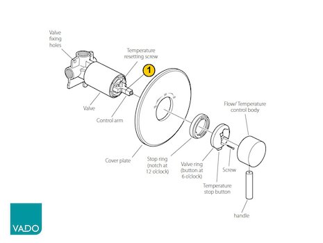 Vado Zoo - ZOO-145T (ZOO-145T) spares breakdown diagram