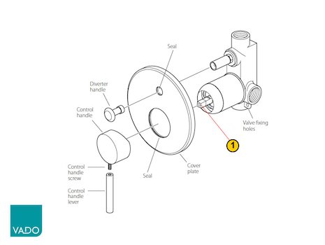 Vado Zoo - ZOO-147/RO (ZOO-147/RO) spares breakdown diagram